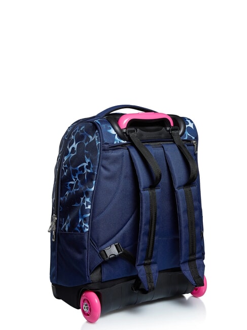 DYED HEARTS Backpack with trolley Bluedeep - Backpack trolleys
