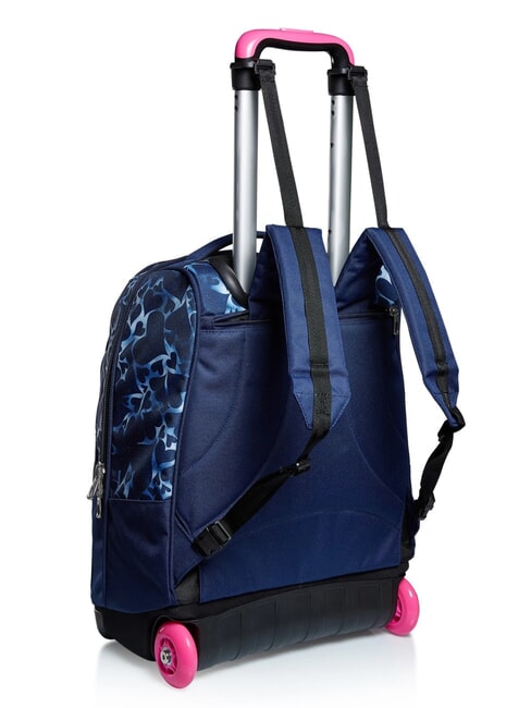 DYED HEARTS Backpack with trolley Bluedeep - Backpack trolleys