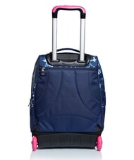 SEVEN DYED HEARTS Backpack with trolley Bluedeep - Backpack trolleys - 4