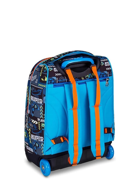 FACCE DA SJ Trolley Backpack FIERY RED - Backpack trolleys