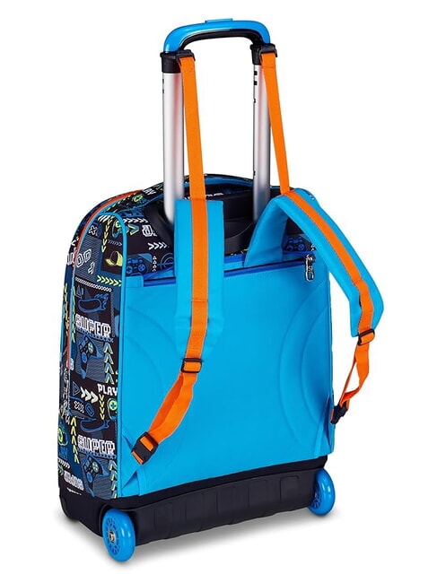 FACCE DA SJ Trolley Backpack FIERY RED - Backpack trolleys