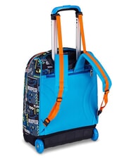 SJGANG FACCE DA SJ Trolley Backpack FIERY RED - Backpack trolleys - 4