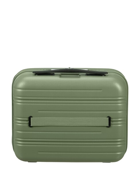 HIGH TURN Hard beauty case with shoulder strap matt sage khaki - Beauty Case