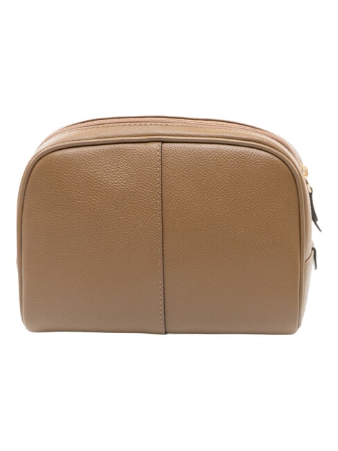 ELISABETTA Beauty in leather oyster abb. gold - Beauty Case