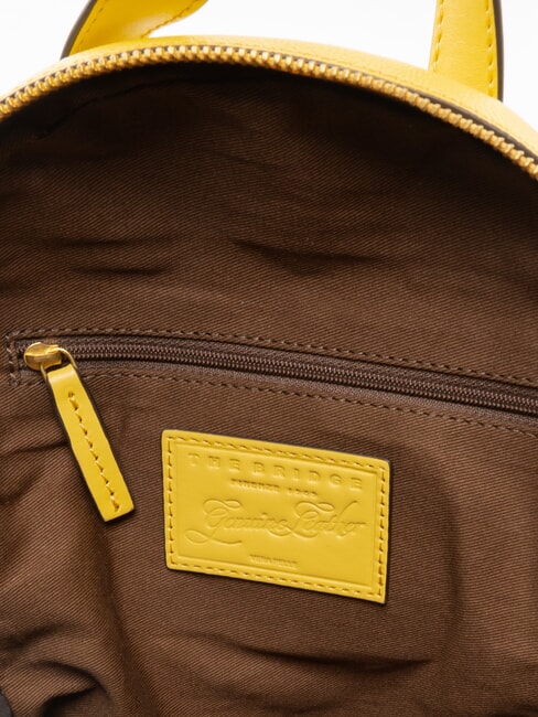 DOMITILLA Leather backpack sunflower yellow / gold abb - Women&rsquo;s Bags