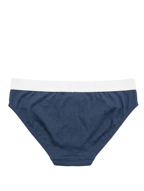 BASIC Pack of 2 pairs of briefs navy - Men's briefs