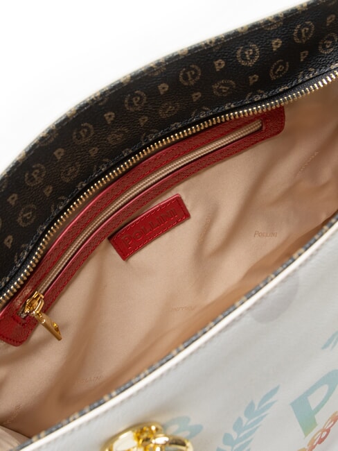 HERITAGE  Shopping bag with all over print White - Women&rsquo;s Bags
