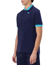 KAPPA LOGO Short-sleeved polo shirt blue marine - neon b - Polo shirt - 2