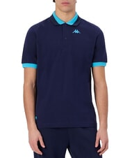 KAPPA LOGO Short-sleeved polo shirt blue marine - neon b - Polo shirt - 3