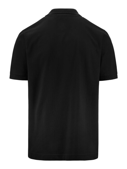 LOGO Short-sleeved polo shirt black and white - Polo shirt