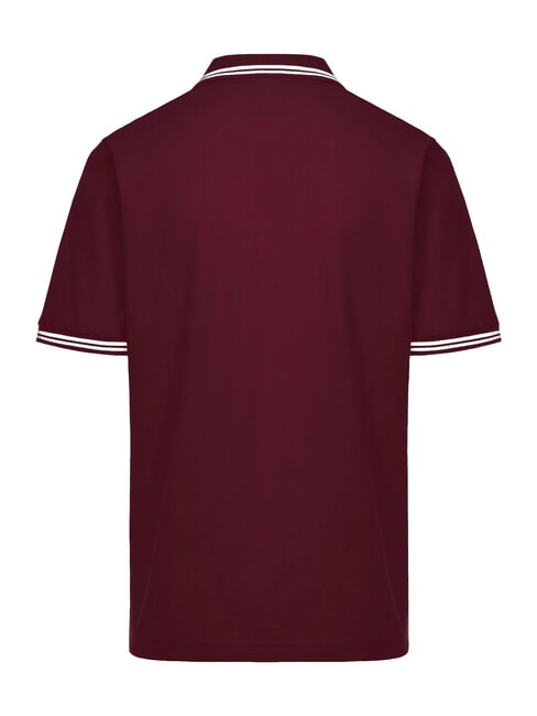 LOGO Short-sleeved polo shirt red dahlia - Polo shirt