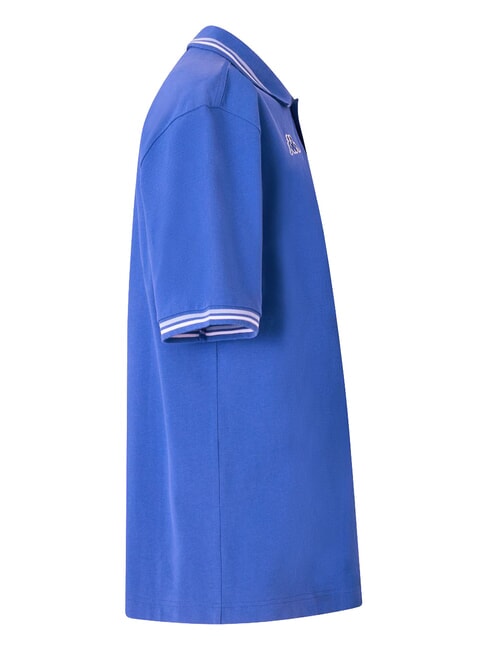 LOGO Short-sleeved polo shirt royal blue - white - Polo shirt