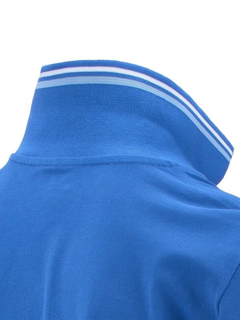 LOGO Short-sleeved polo shirt royal blue - white - Polo shirt