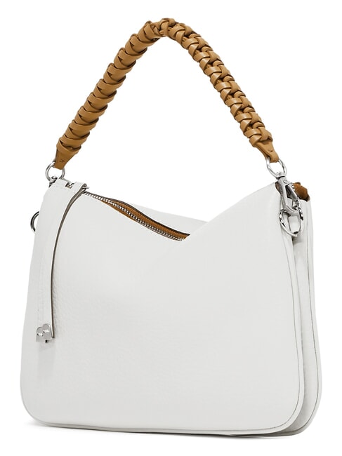 MIA Hammered leather bag with shoulder strap white-nature - Women&rsquo;s Bags