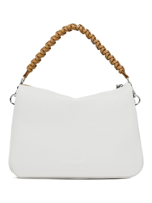 MIA Hammered leather bag with shoulder strap white-nature - Women&rsquo;s Bags