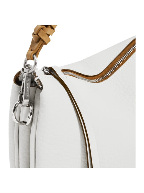 MIA Hammered leather bag with shoulder strap white-nature - Women&rsquo;s Bags