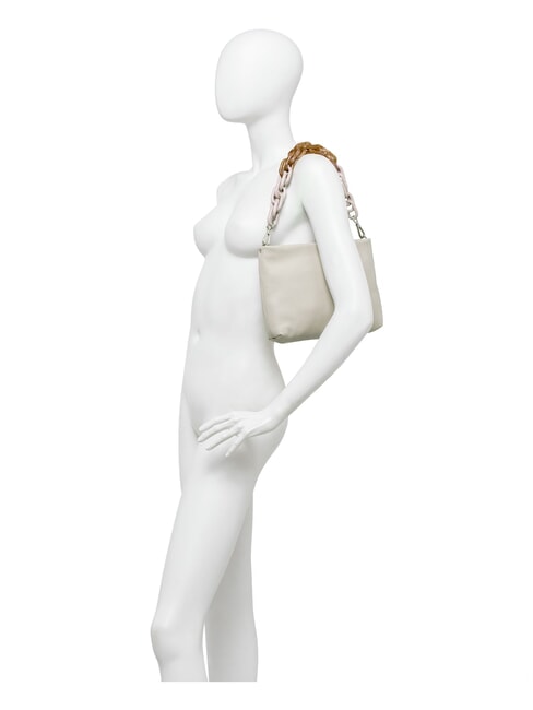 BRENDA Leather bag with shoulder strap MARBLE - Women&rsquo;s Bags
