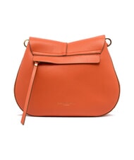 GIANNI CHIARINI HELENA ROUND Leather bag with double shoulder strap coral - Women&rsquo;s Bags - 4