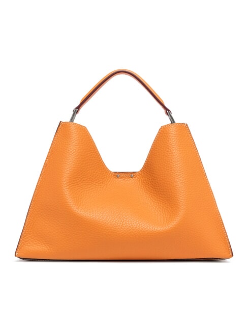 AURORA Leather handbag with pouch flame orange-sand - Women&rsquo;s Bags