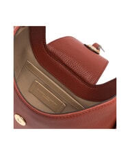 GIANNI CHIARINI EDITH Leather handbag with shoulder strap brick red - Women&rsquo;s Bags - 5