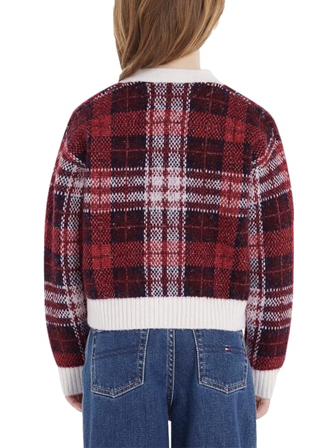 TH Cardigan multi-check - Children's Sweaters