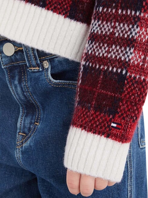 TH Cardigan multi-check - Children's Sweaters