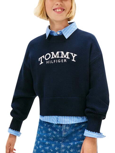 TH Girls' crew neck sweater desert sky - Children's Sweaters