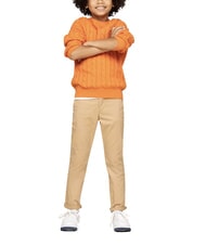 TOMMY HILFIGER TH KIDS Baby cotton sweater orange thunder - Children's Sweaters - 2
