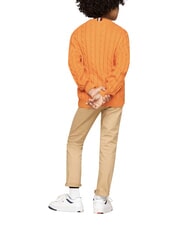 TOMMY HILFIGER TH KIDS Baby cotton sweater orange thunder - Children's Sweaters - 3