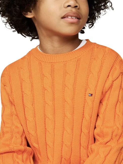 TH KIDS Baby cotton sweater orange thunder - Children's Sweaters