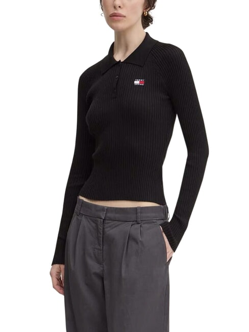 TH JEANS Long-sleeved shirt black - Women's Sweaters