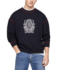 TOMMY HILFIGER TH Cotton sweatshirt with long sleeves desert sky - Sweatshirts - 3