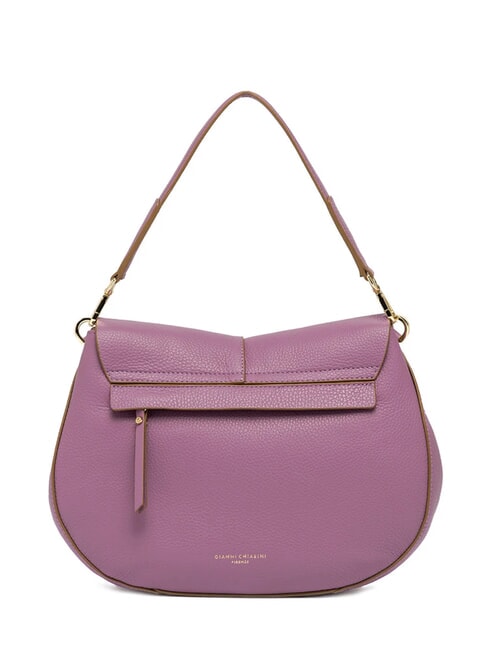 HELENA ROUND Leather bag with rope shoulder strap argyle purple - Women&rsquo;s Bags