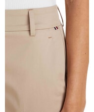 TOMMY HILFIGER TH Cotton trousers beige - Women's Pants - 4
