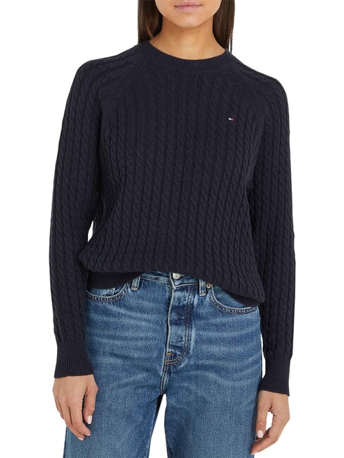 TH Cotton crew neck sweater desert sky - Women's Sweaters