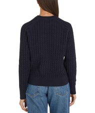 TOMMY HILFIGER TH Cotton crew neck sweater desert sky - Women's Sweaters - 3
