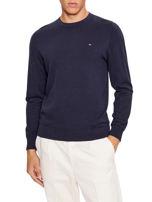 TH FLAG Cotton crew neck sweater desert sky - Men's Sweaters