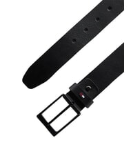 TOMMY HILFIGER TH Leather belt black - Belts - 2