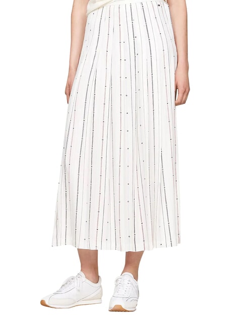 TH Long skirt scarf flag stp/ multi - Women's Skirts