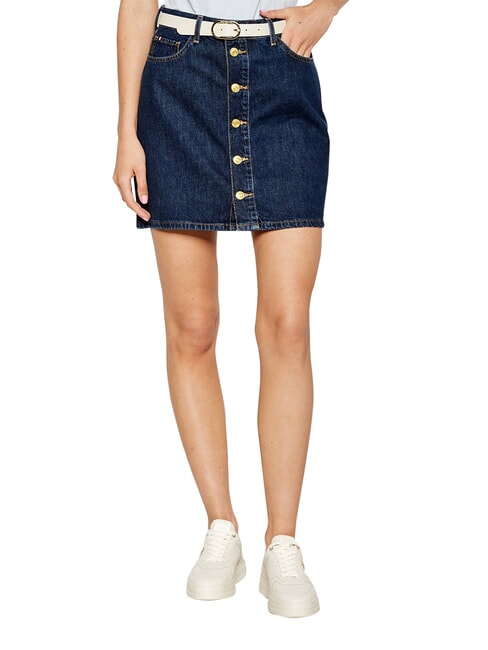 TH Short denim skirt cleric - Women's Skirts