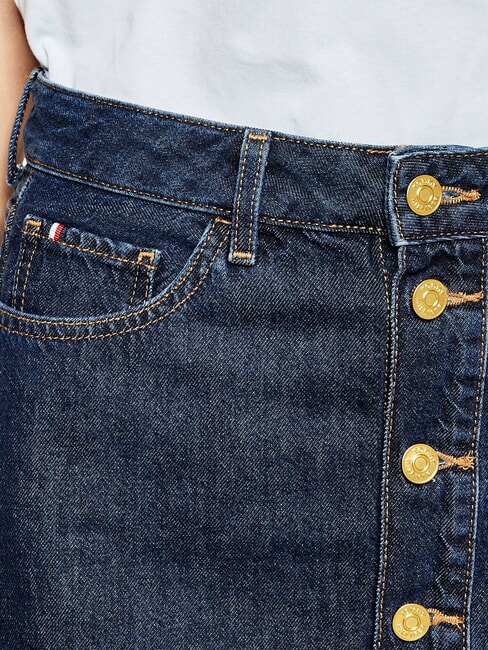 TH Short denim skirt cleric - Women's Skirts