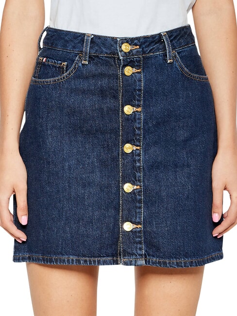 TH Short denim skirt cleric - Women's Skirts