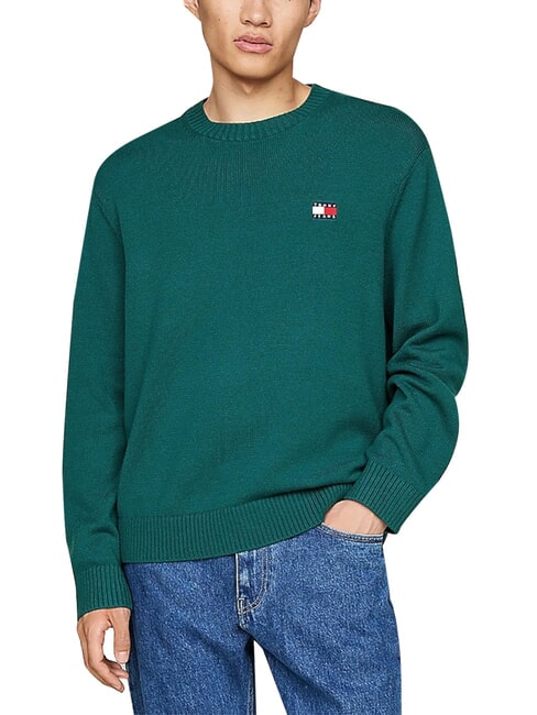TH JEANS  Crew neck sweater deep seawater - Men's Sweaters