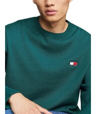 TOMMY HILFIGER TH JEANS  Crew neck sweater deep seawater - Men's Sweaters - 5