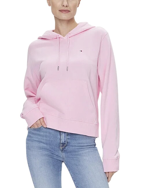 TH Cotton sweatshirt, long sleeves iconic pink - Women's Sweatshirts
