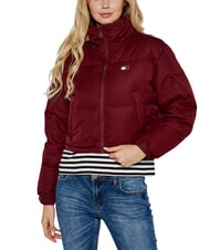 TOMMY HILFIGER TH JEANS Short down jacket deep red - Women's down jackets - 5