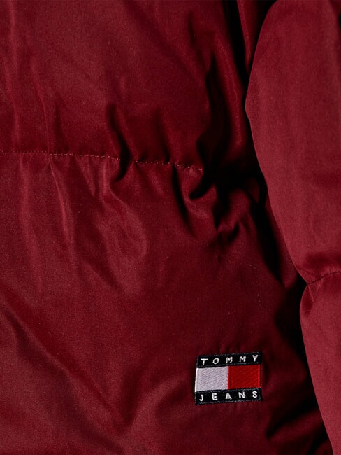 TH JEANS Short down jacket deep red - Women's down jackets