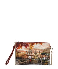 YNOT YESBAG Flat clutch bag with cuff Rome raining - Women&rsquo;s Bags - 2