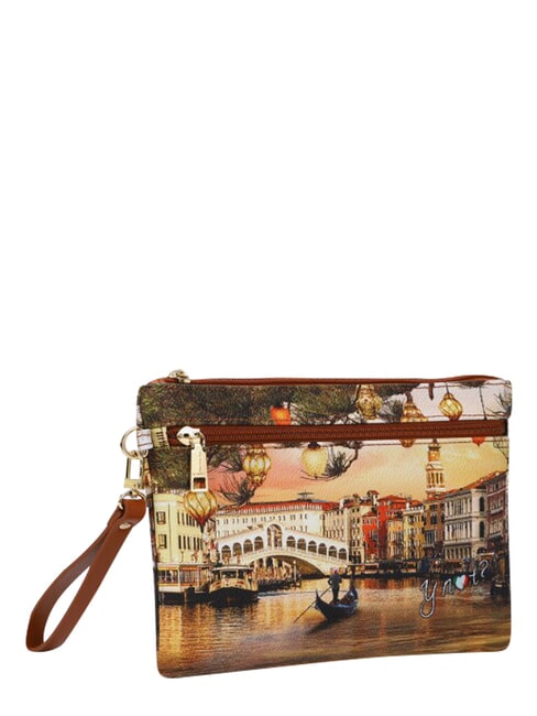 YESBAG M Clutch bag with cuff Christmas Venice - Women&rsquo;s Wallets