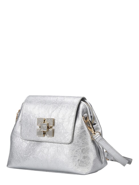 CRACKLE Mini shoulder bag SILVER - Women&rsquo;s Bags